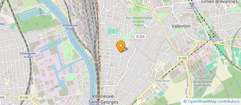 localisation de l'entreprise SYNA INSTITUT  VILLENEUVE-SAINT-GEORGES