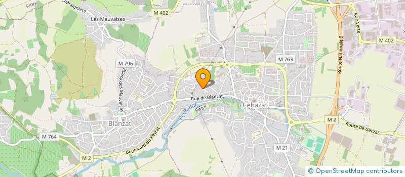 localisation de l'entreprise SYNABRICKS  VOLVIC