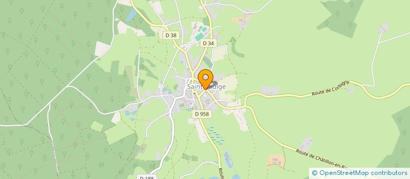 localisation de l'entreprise SYNACTIS  SAINT-SAULGE