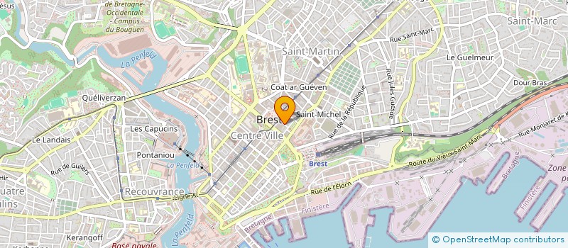 localisation de l'entreprise SYNADE PATRIMOINE à BREST