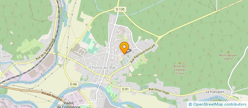 localisation de l'entreprise SYNADIS  CHOISY-AU-BAC