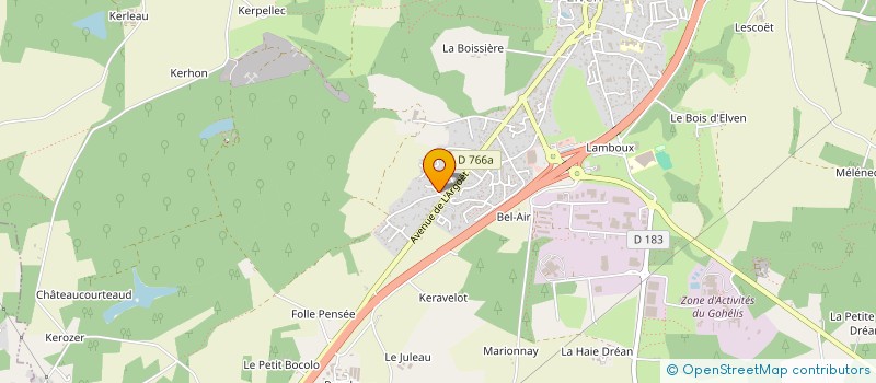 localisation de l'entreprise SYNAHES  SAINT-AVE