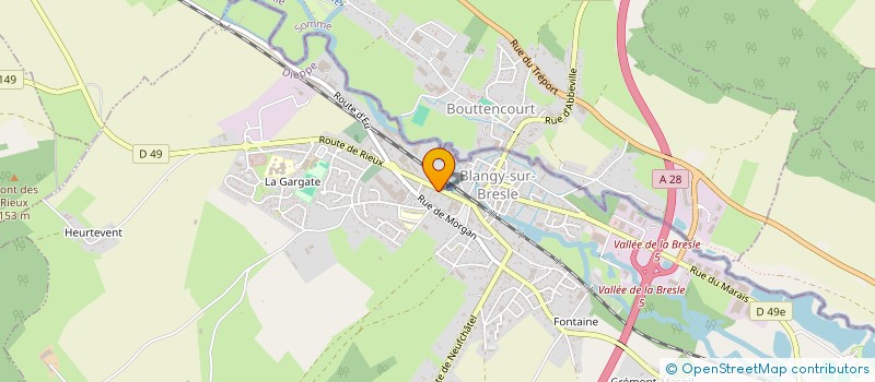 localisation de l'entreprise SYNAIRGIE à BLANGY-SUR-BRESLE