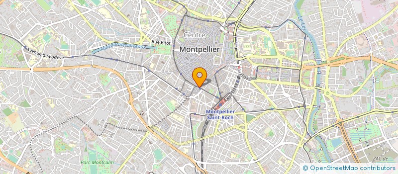 localisation de l'entreprise SYNAIRGIS à MONTPELLIER