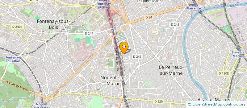 localisation de l'entreprise SYNAL à LE PERREUX-SUR-MARNE