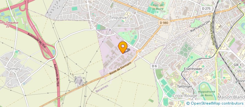 localisation de l'entreprise SYNALLIA  TINQUEUX