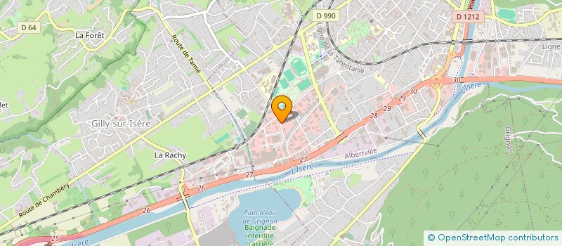 localisation de l'entreprise SYNALLIANCE  ALBERTVILLE