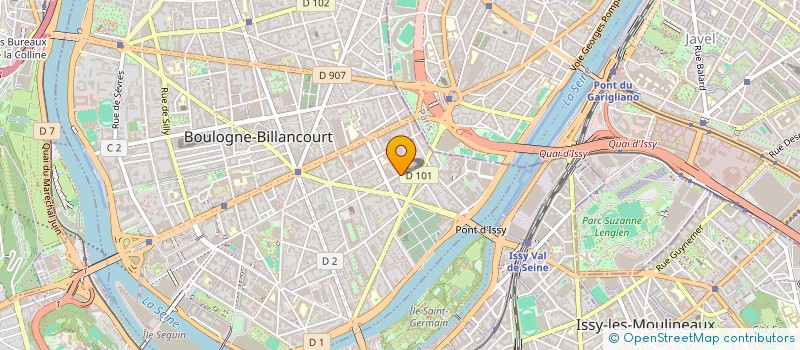 localisation de l'entreprise SYNAMIC'ACTION  BOULOGNE-BILLANCOURT