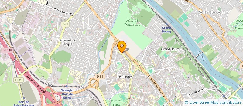 localisation de l'entreprise SYNANTHRA à EVRY-COURCOURONNES
