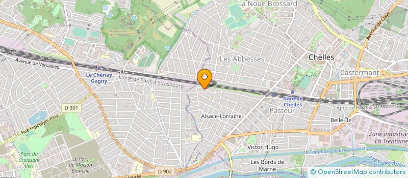 localisation de l'entreprise SYNAO  CHELLES