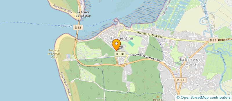 localisation de l'entreprise SYNAOS  LA BARRE-DE-MONTS