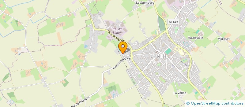 localisation de l'entreprise SYNAP6  LINSELLES