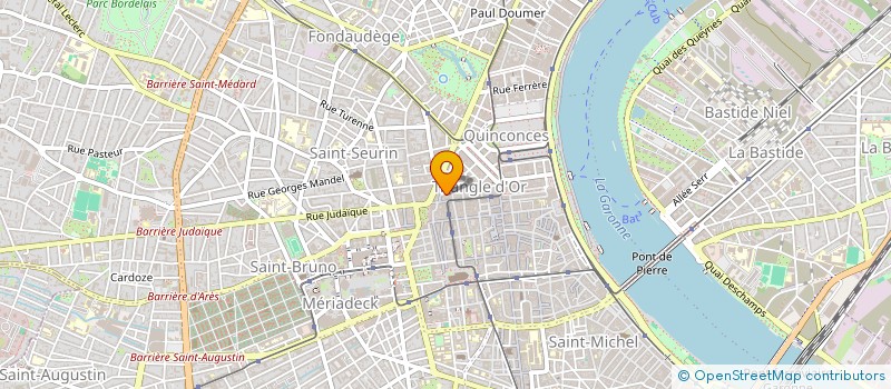 localisation de l'entreprise SYNAPHARM à BORDEAUX