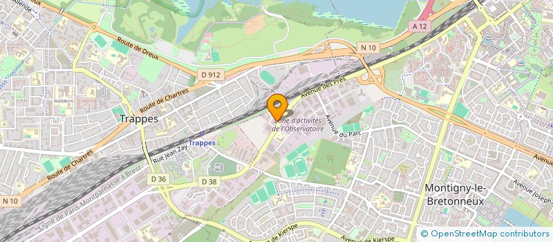 localisation de l'entreprise SYNAPPCO à MONTIGNY-LE-BRETONNEUX