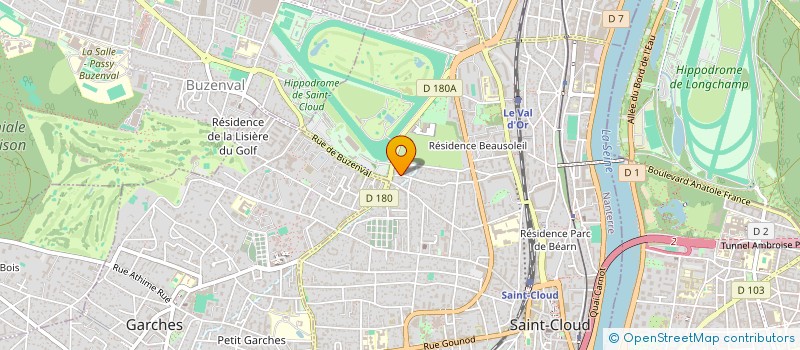 localisation de l'entreprise SYNAPPS à SAINT-CLOUD
