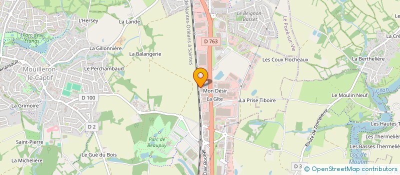 localisation de l'entreprise SYNAPPSE à MOUILLERON-LE-CAPTIF