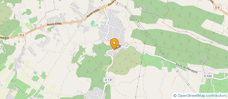 localisation de l'entreprise SYNAPS à MEJANNES-LES-ALES