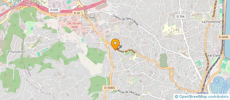 localisation de l'entreprise SYNAPS 6 INTERNATIONAL à ANTIBES