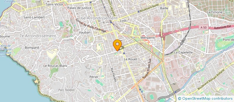 localisation de l'entreprise SYNAPS SARL à MARSEILLE