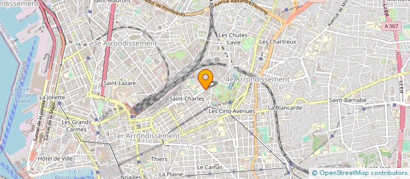 localisation de l'entreprise SYNAPS SUD à MARSEILLE
