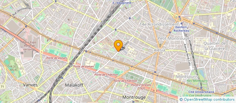 localisation de l'entreprise SYNAPS'US  PARIS