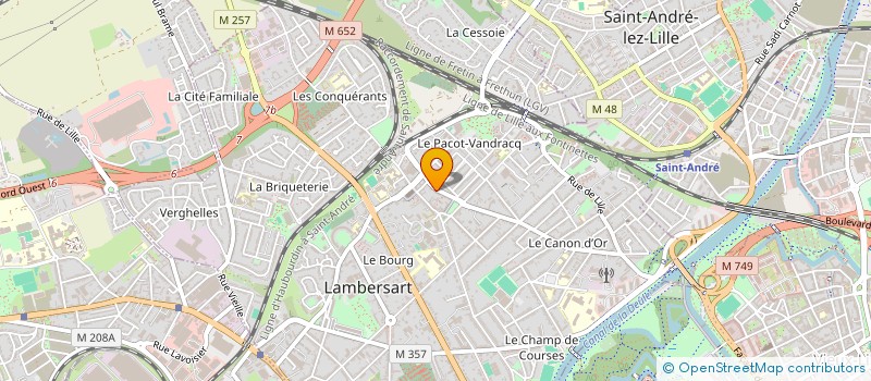 localisation de l'entreprise SYNAPSE à LAMBERSART