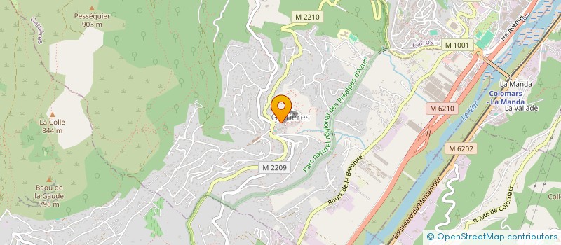 localisation de l'entreprise SYNAPSE  GATTIERES