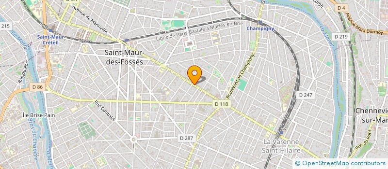 localisation de l'entreprise SYNAPSE à ST MAUR DES FOSSES