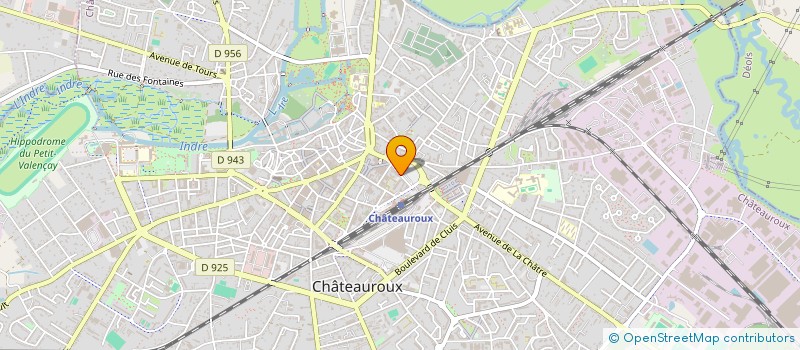 localisation de l'entreprise SYNAPSE à CHATEAUROUX