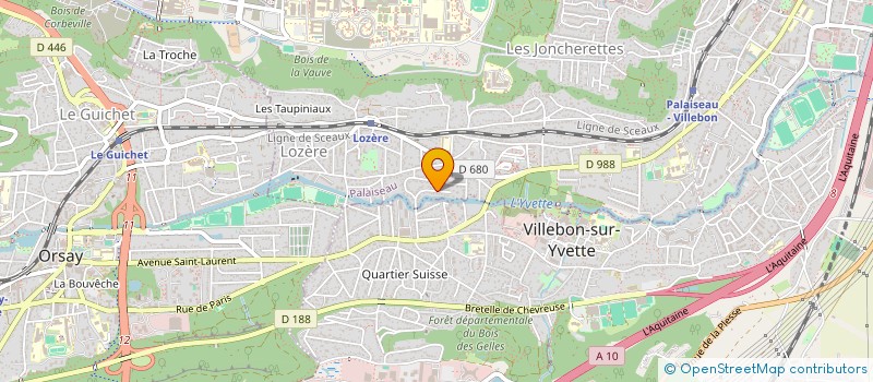 localisation de l'entreprise SYNAPSE à PALAISEAU