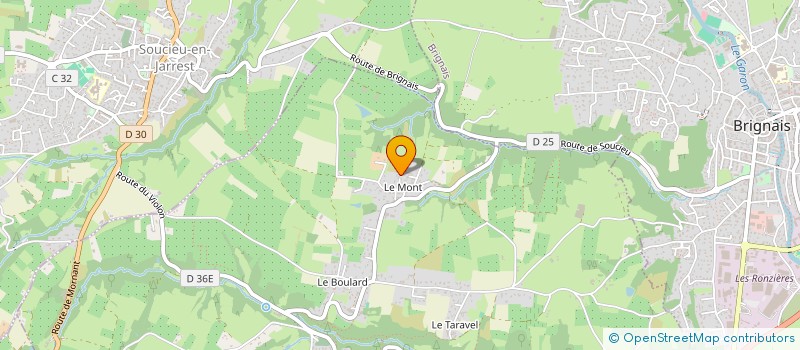 localisation de l'entreprise SYNAPSE  ORLIENAS