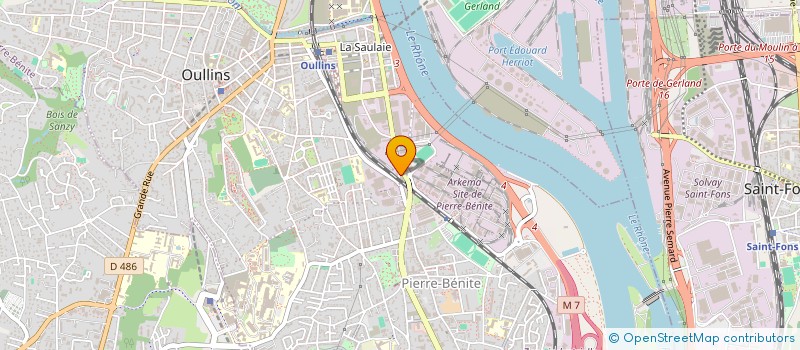 localisation de l'entreprise SYNAPSE ASSISTANCE  OULLINS-PIERRE-BENITE