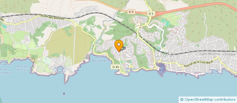 localisation de l'entreprise SYNAPSE LOGISTIQUE à SAUSSET-LES-PINS