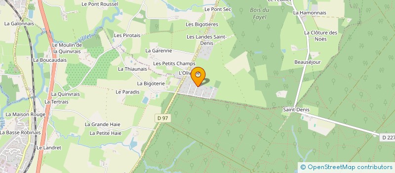 localisation de l'entreprise SYNAPSE OUEST à SAINT-SULPICE-LA-FORET