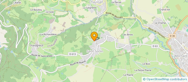 localisation de l'entreprise SYNAPSE PARTNER  CHABANIERE