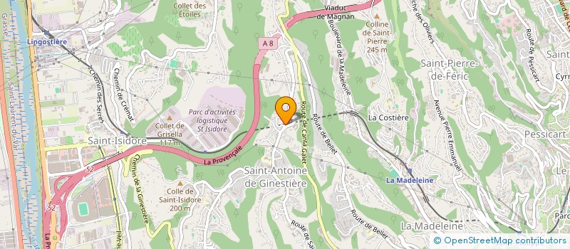 localisation de l'entreprise SYNAPSES  NICE