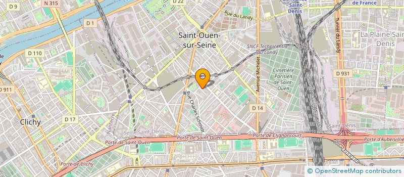 localisation de l'entreprise SYNAPSIS à SAINT-OUEN-SUR-SEINE