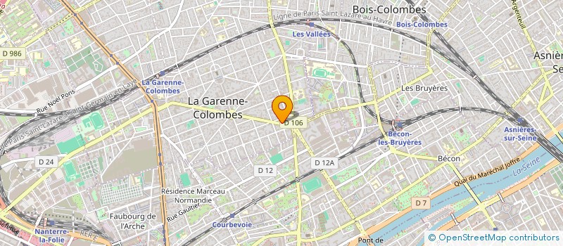 localisation de l'entreprise SYNAPSIUM  LA GARENNE-COLOMBES