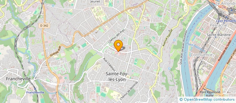 localisation de l'entreprise SYNAPSUN INVEST  SAINTE-FOY-LES-LYON