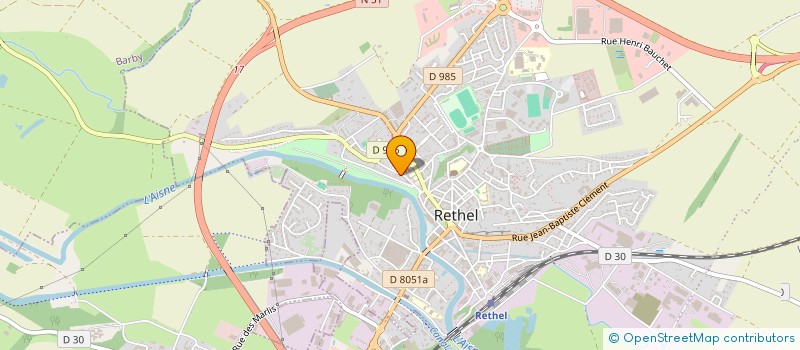 localisation de l'entreprise SYNAPTECH  RETHEL