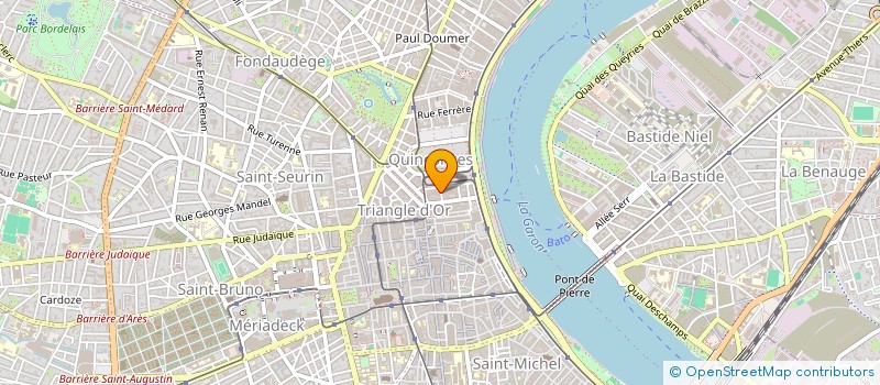localisation de l'entreprise SYNAPTI CORE à BORDEAUX
