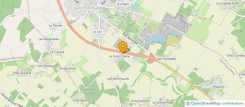 localisation de l'entreprise SYNAPTIC  SAINT-PORCHAIRE