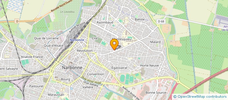 localisation de l'entreprise SYNAPTIC à NARBONNE