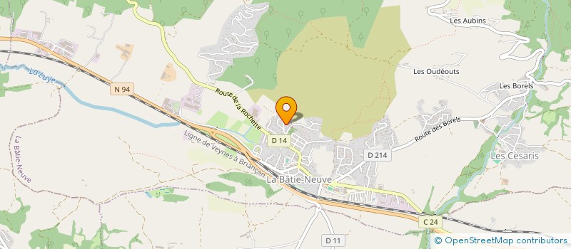 localisation de l'entreprise SYNAPTIKALL AGENCY  LA BATIE-NEUVE