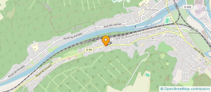 localisation de l'entreprise SYNARMONIE  FROUARD