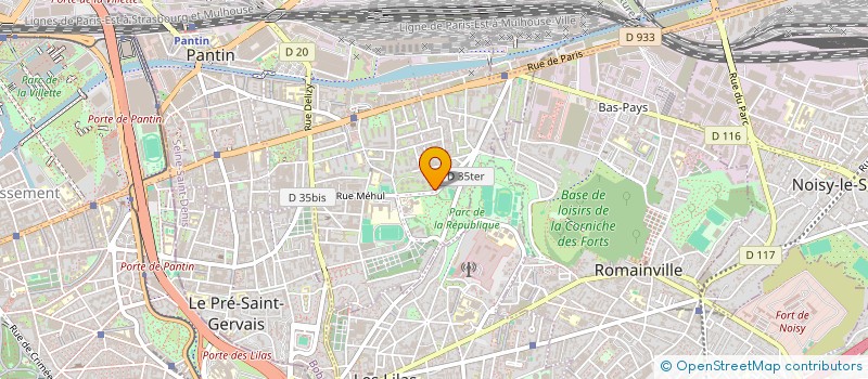 localisation de l'entreprise SYNATHUR à PANTIN