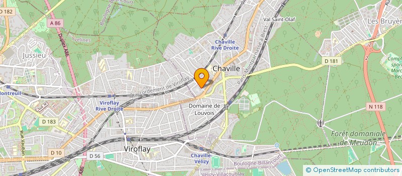 localisation de l'entreprise SYNBIOOSE à CHAVILLE