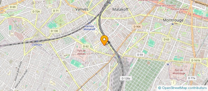 localisation de l'entreprise SYNBIOS à MALAKOFF