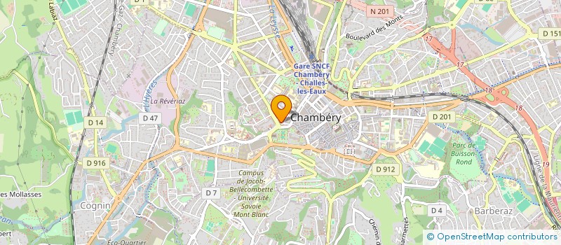 localisation de l'entreprise SYNBIRD  CHAMBERY