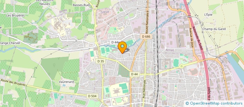 localisation de l'entreprise SYNC TAPE  VILLEFRANCHE-SUR-SAONE